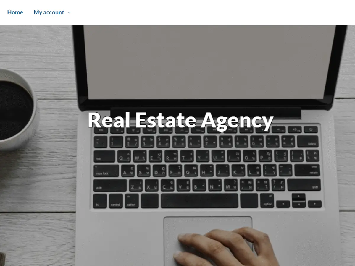 Captura oficial del tema Real Estate Agency