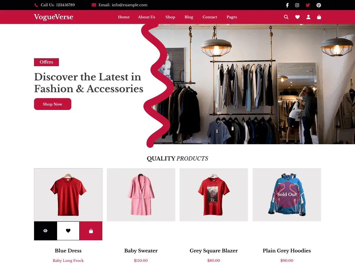Captura oficial del tema Trendy Fashion Outfits