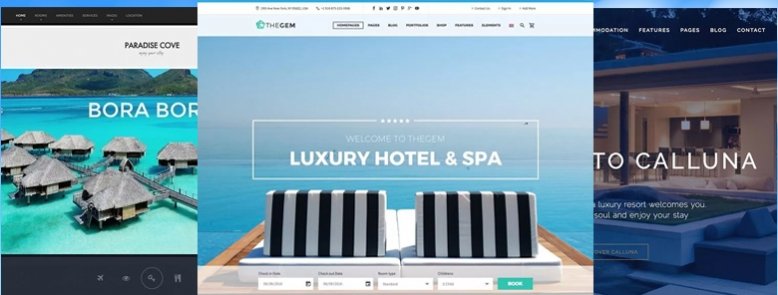 Mejores plantillas WordPress para hoteles