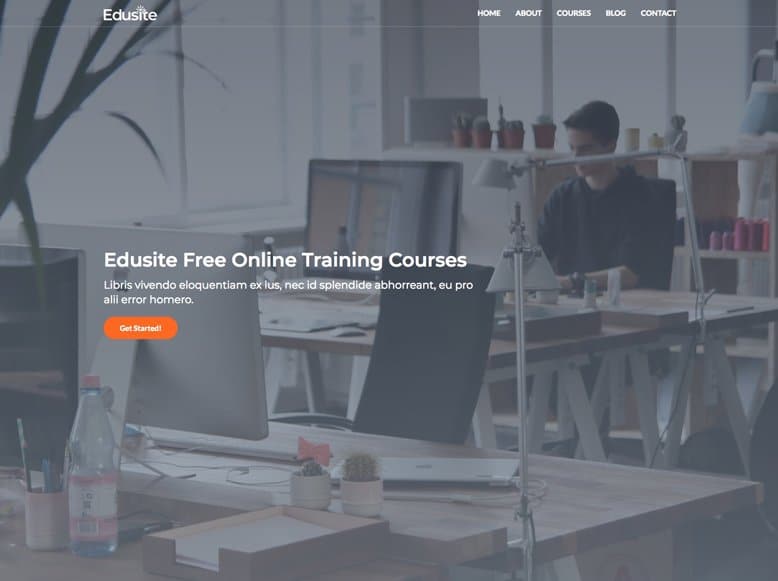 Edusite - Plantilla HTML5 gratis para educación, universidades, colegios y academias