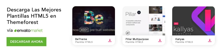 Las mejores plantillas HTML5 y CSS3