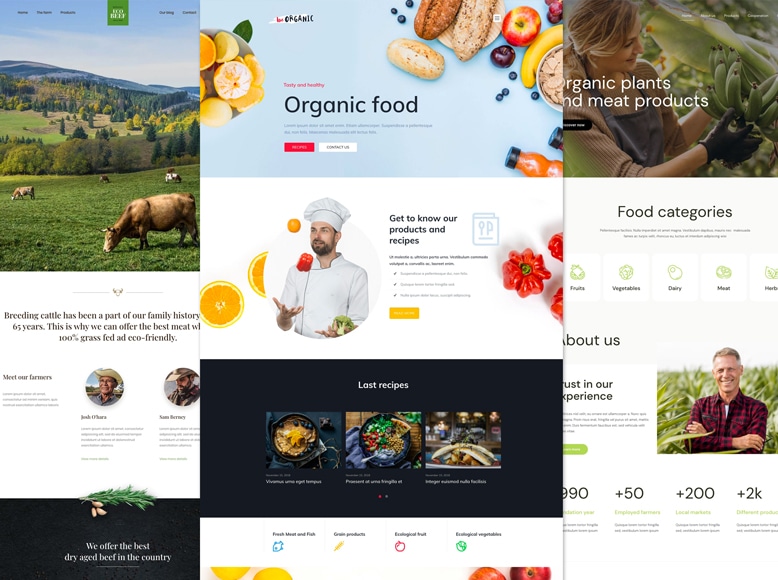 BeTheme - Plantilla WordPress para productos ecológicos, fincas y granjas orgánicas