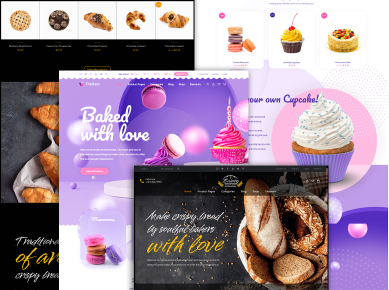 TheGem - Plantilla WoCommerce para panaderias, pastelerias y tahonas.