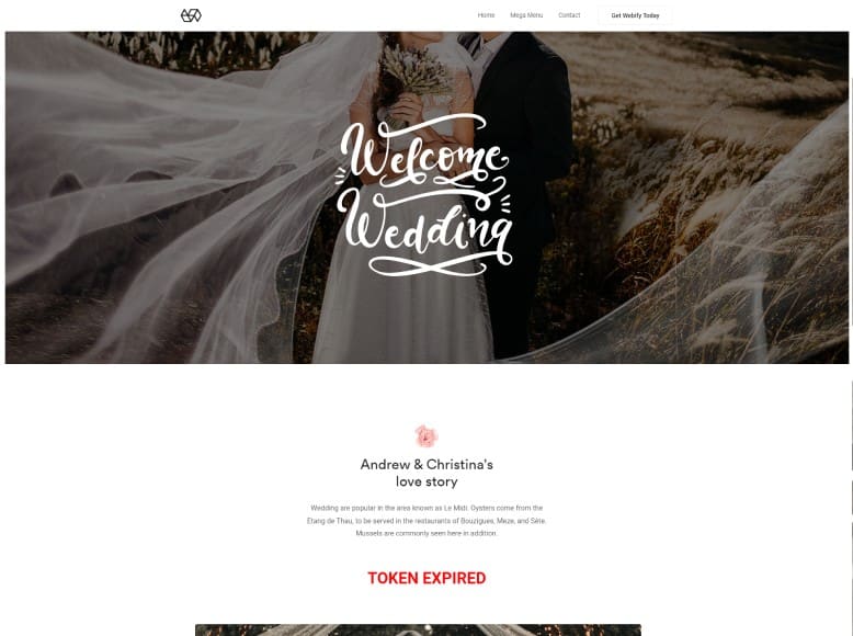 Webify - Plantilla WordPress multipropósito para evento matrimonial y bodas